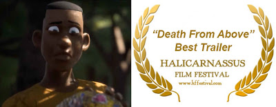 Escape_Studios's tweet photo. #EscapeStudios student projects continue to succeed at #Festivals👏

Huge congratulations to the team of students that worked on "Death From Above", which has won "Best Trailer" at the Halicarnassus film festival.

Find out more and watch the trailer here:
https://t.co/oepuQIg05W https://t.co/H6R1gsU2no