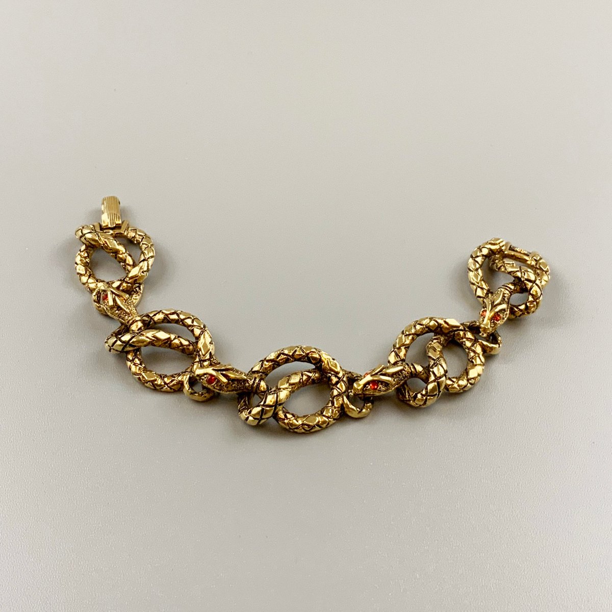From the vault :) Rare hard to find Arthur Pepper snake bracelet etsy.me/391EYu0 #vintagejewelry #snakebracelet #goldsnake #arthurpepper