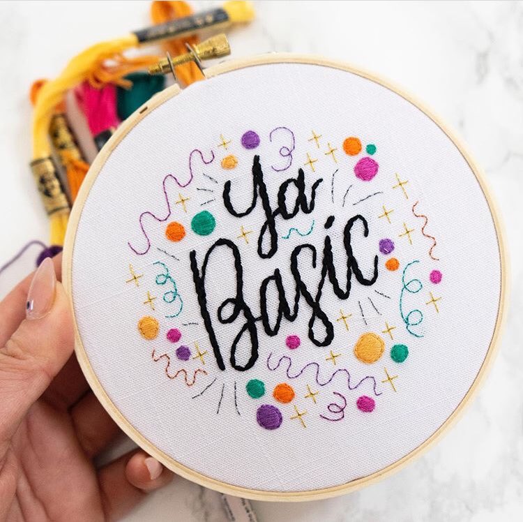 craftlakecity's tweet photo. From sketch✏️to stitch🧵, Kassie of @Lady_Scrib creates each of her pieces by hand with love. Find her embroidered hoops, necklaces and greeting cards at the virtual #clcdiyfest Presented By @HarmonsGrocery, August 7-9! https://t.co/ddoHIREuES