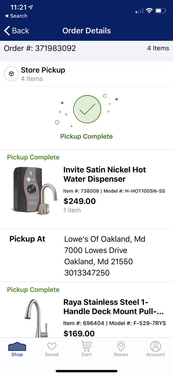 chainbucket's tweet photo. @Lowes I spent over $50k at this store last year and they wont refund me for this broken 1 yr old faucet worth $169?  Hello Amazon and Home Depot. Wont let me talk to manager. https://t.co/mYFSAmn0Lm