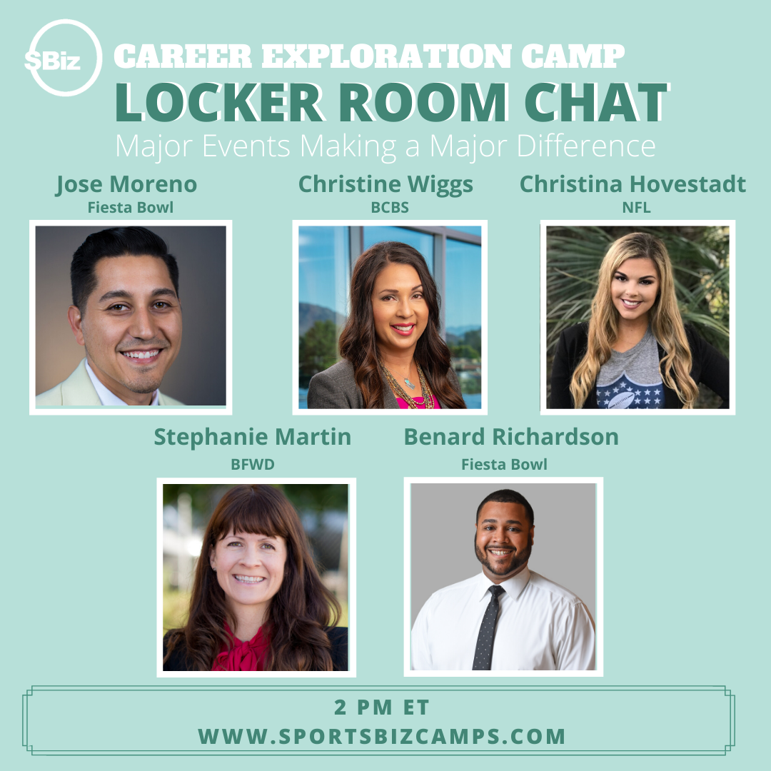 Looking forward to joining this @sportsbizcamps panel today to talk about sports for good and how big events, like Super Bowl 50, can be catalysts for impact