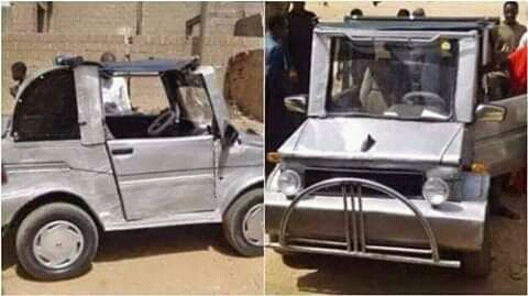 NorthpadTV's tweet photo. A Nigerian man from Gombe, Muhammad Mustapha has constructed a car using local materials. This feat deserves more than just social media commendations. Assistance should be rendered to these ingenious minds to help them develop their full potentials. If only governments will act. https://t.co/ooi8Sc4ti8