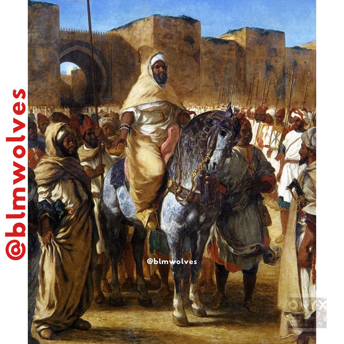 blmwolves's tweet photo. ✊🏿✊🏾✊🏽✊🏼✊🏻✊ 
Today is #ThrowbackThursday, bringing recent &amp; ancient History 📖📚🤓
Black History in the Middle Ages (476AD–1453) 🌚...
Click 🔗 in bio for the rest...
#BlackLivesMatter
#BlackHistory
#TheMoors
#blmwolves
🖤 #OneLove https://t.co/8iNb5NnVwz