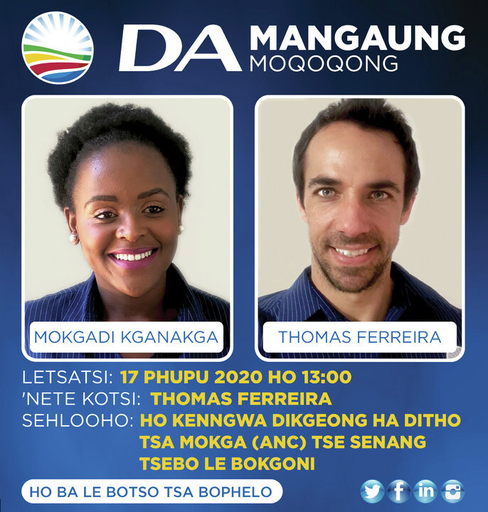 Sena se lokela ho mameloa .... <a href="/DAMangaung/">DA Mangaung</a> (leqephe la DA Mangaung FACEBOOK)