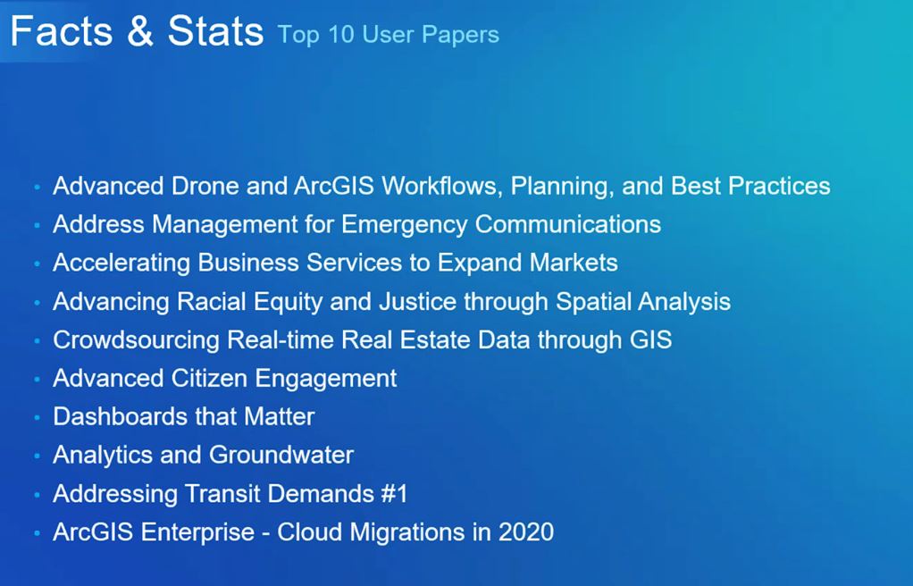 shannonhwhite's tweet photo. Amazing to consider there were 86,482 attendees at #esriuc

The top sessions can be rewatched... https://t.co/sfzPhfkiBw