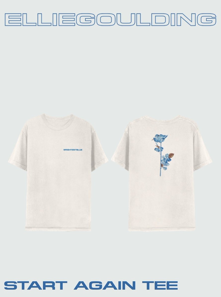 venys_flytrap's tweet photo. @elliegoulding @amazonmusic @AmazonMusicUK Ellie is this tee going to be re-stocked? 😭 I literally cried when I saw that it is completely sold out. I need to have it 💙 https://t.co/0YBuwopavt
