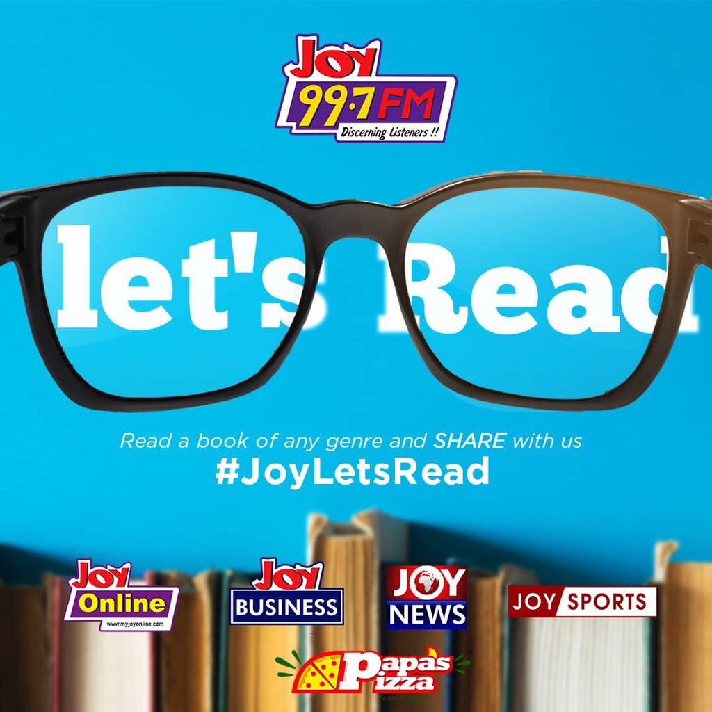 Joy997FM's tweet photo. Now Let's Read!
Read a book of any genre and share with us. This will be done across most of our shows so please stay tuned.
The most intriguing story might win a pack of pizza from
@papaspizzagh1
#JoyLetsRead
#DriveOnJoy https://t.co/85sWNITcz1