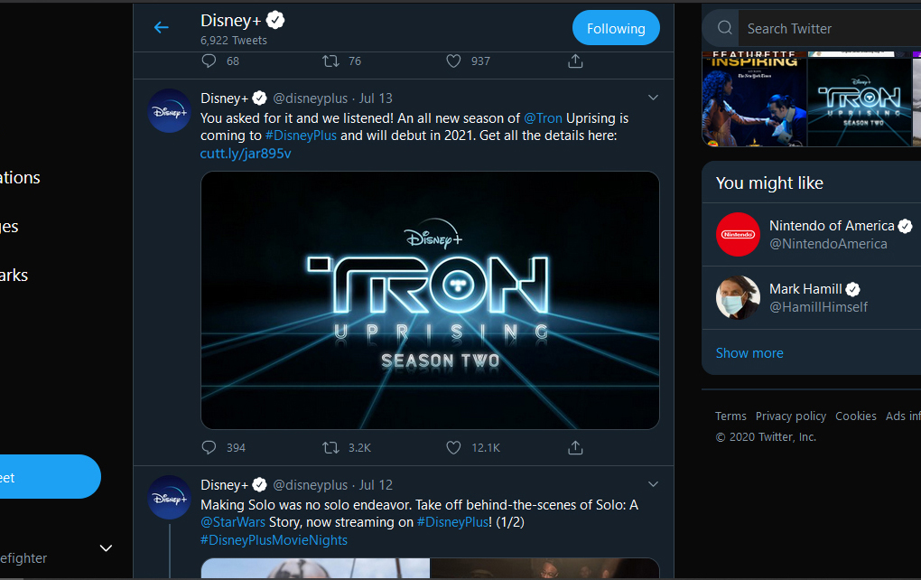 akirathefighter's tweet photo. @disneyplus @Pixar Meanwhile, in an alternate reality. . . 
https://t.co/VWsfdyaqBT
#Tron #TronUprising #SaveTron3 #SaveTronUprising #FlynnLives https://t.co/9oCezKcuzt