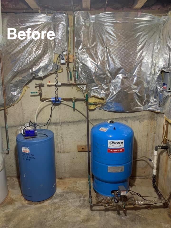 N_W_S_C's tweet photo. #WaterTreatment #Installation
We replaced an old #solutionFeeder & installed a new 35 gal Solution Feeder for #pH & #corrosion control, a #WaterSoftener for #hardwater, a #SedimentFilter & a #constantpressure system for a happy new customer in #Maryland
@ClackCorp @grundfos https://t.co/hC1PWYYk6q