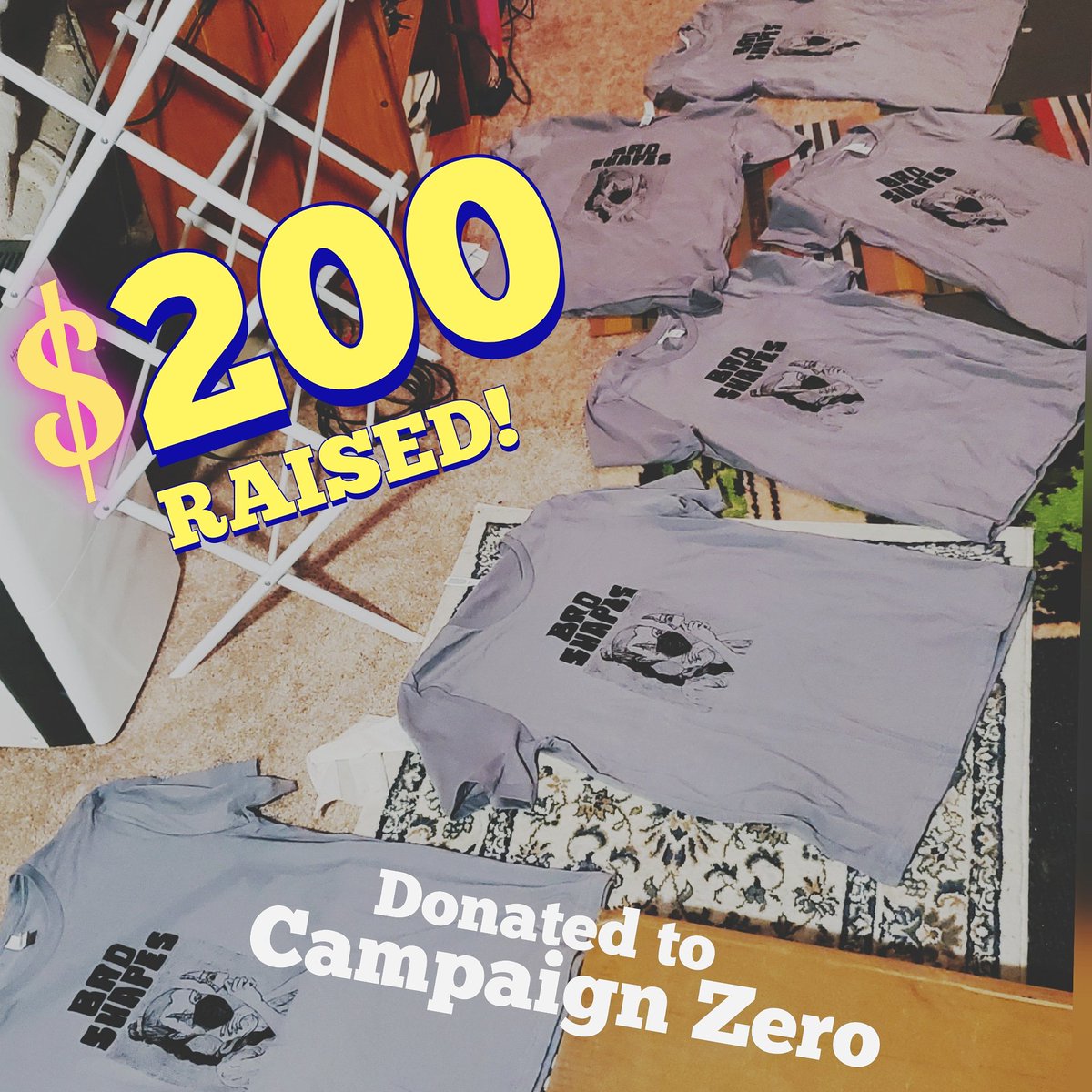 BadShapesPhilly's tweet photo. Many thanks to everyone who hopped on the June fundraising! We've decided to donate 50% of our profits to worthy causes indefinitely. July will continue to go towards https://t.co/AltiWZaHZS https://t.co/J3uA07r3If