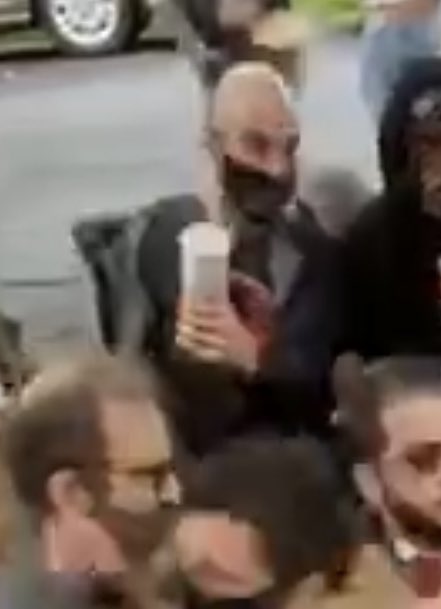 realgbctroyny's tweet image. Meet Alexander Contompasis. 

Unemployed Professional. Seen here punching two church members from behind then shoving our pastor...all while holding a coffee. Impressive, but shameful.