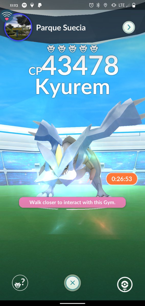 hess_mess__'s tweet photo. If you get a raid invite and it the game glitches like this, just restart the app. You'll still have the invite in your raids tab!

#PokemonGOraid #pokemongo #pokemongoglitch #bugreport #pokemongobug https://t.co/j55NntCeAh