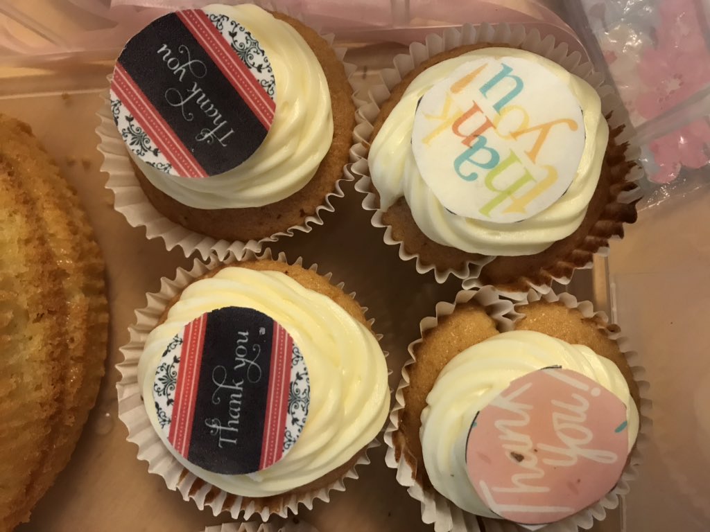AnnieMcgoverm's tweet photo. Today went to @EKHUFT buckland. Very professional. Temp check, clean hands and masks given out. Reward a cake. Overwhelming but it’s a turning point. 18days then back to work. The team missed me and I them. #NHSstaff doing a great job. #happyinmyhome #anxiety #itsoktofeelscared https://t.co/k30HyTrD4i