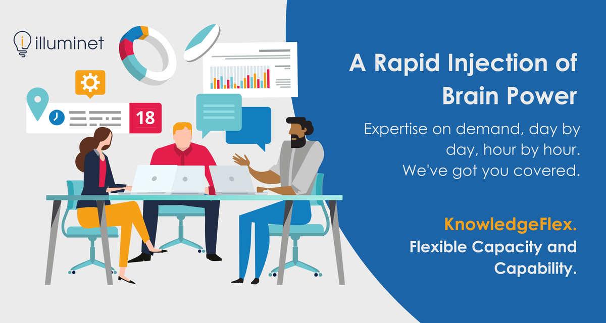 Illuminet_Sol's tweet photo. Need a problem solved by an expert without a big price-tag? Need it done yesterday?
KnowledgeFlex gives you rapid access to specialist skills on-demand!
Visit us at: https://t.co/CIvOiyJE3Q
#knowledgeflex #brainpower #heretohelp #rapidhelp #keepgrowing #businessmanagement https://t.co/VYAsqbxA4D