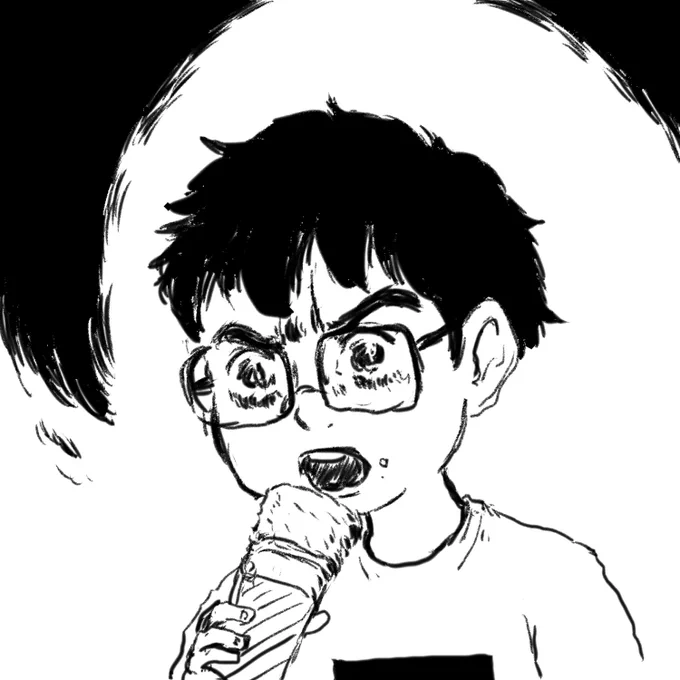 「おかあさん、ネームする力をつけるためカプリコを1本食べます」 
