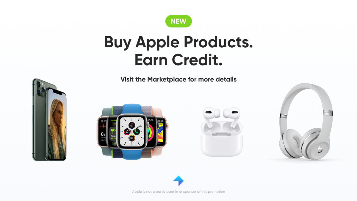 Buy <a href="/Apple/">Apple</a> Products. Earn Credit. Introducing Apple to the My PT Hub Marketplace! Buying a new Apple product? You can now purchase through My PT Hub’s Marketplace and earn up to 100% off your next My PT Hub renewal. Head to the Marketplace now: dashboard.mypthub.net/3/marketplace #apple
