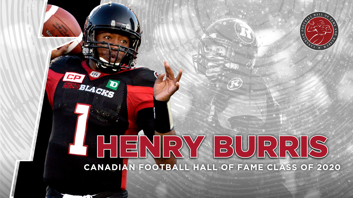 REDBLACKS's tweet photo. .@HenryBurris - Leader. Grey Cup Champion. And now, Hall of Fame Inductee, Class of 2020. 

Congrats Henry! #ThanksHank 

Read More: https://t.co/XmxbKqjsct #RNation https://t.co/KEVQFwHJVj