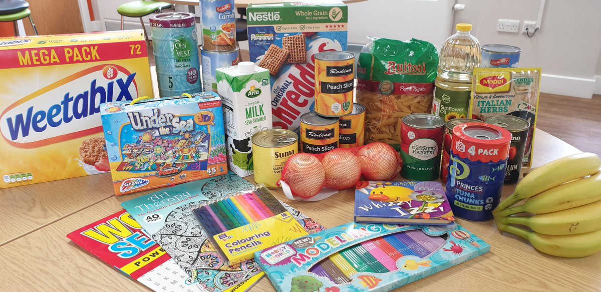 WeAreBevan's tweet photo. Getting ready for our first delivery out on Monday @tlg_org @HALEProject @educationgovuk #holidayfood #holidayactivities #funrecipes #Bradford https://t.co/6qYLCHurqL