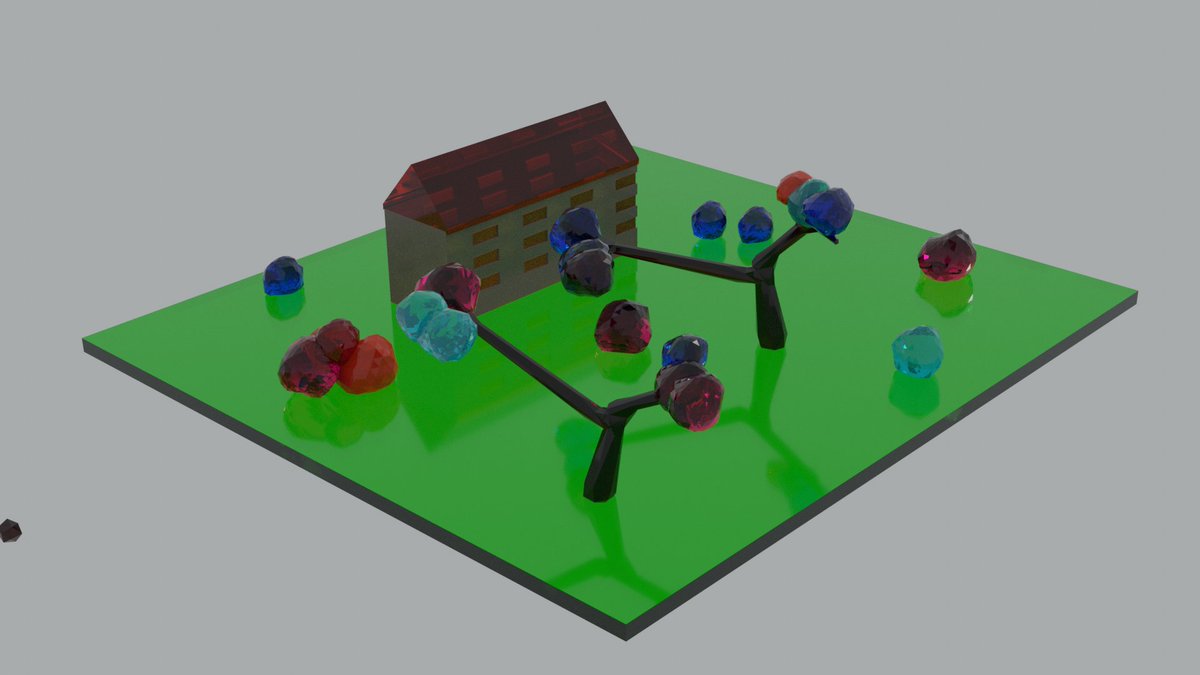 ambra_cat's tweet photo. Jelly garden✨✨

🍭🍬

#blackcatdraws #blender #blender3d #blender3Dart #modelling #3dmodelling #3dartist #3D #3Dart #art #digitalart #digitalartist #lowpoly #lowpolystyle #lowpolyart #jelly #jellyeffect https://t.co/iYm8qp2Z1V
