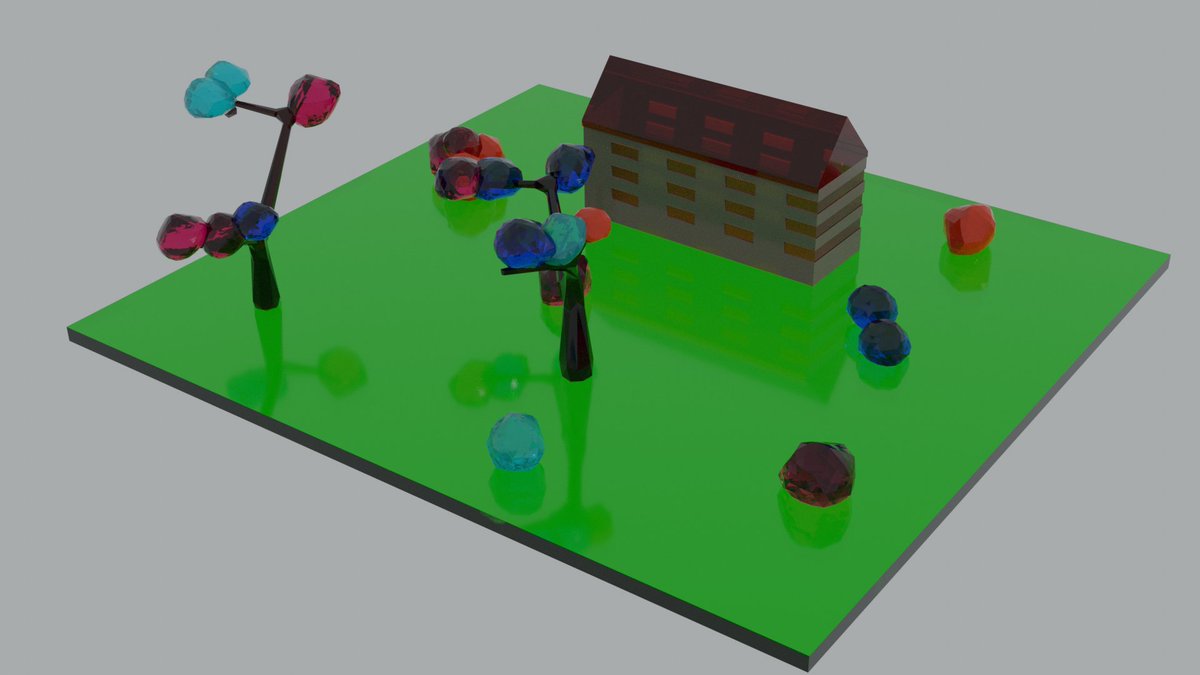 ambra_cat's tweet photo. Jelly garden✨✨

🍭🍬

#blackcatdraws #blender #blender3d #blender3Dart #modelling #3dmodelling #3dartist #3D #3Dart #art #digitalart #digitalartist #lowpoly #lowpolystyle #lowpolyart #jelly #jellyeffect https://t.co/iYm8qp2Z1V