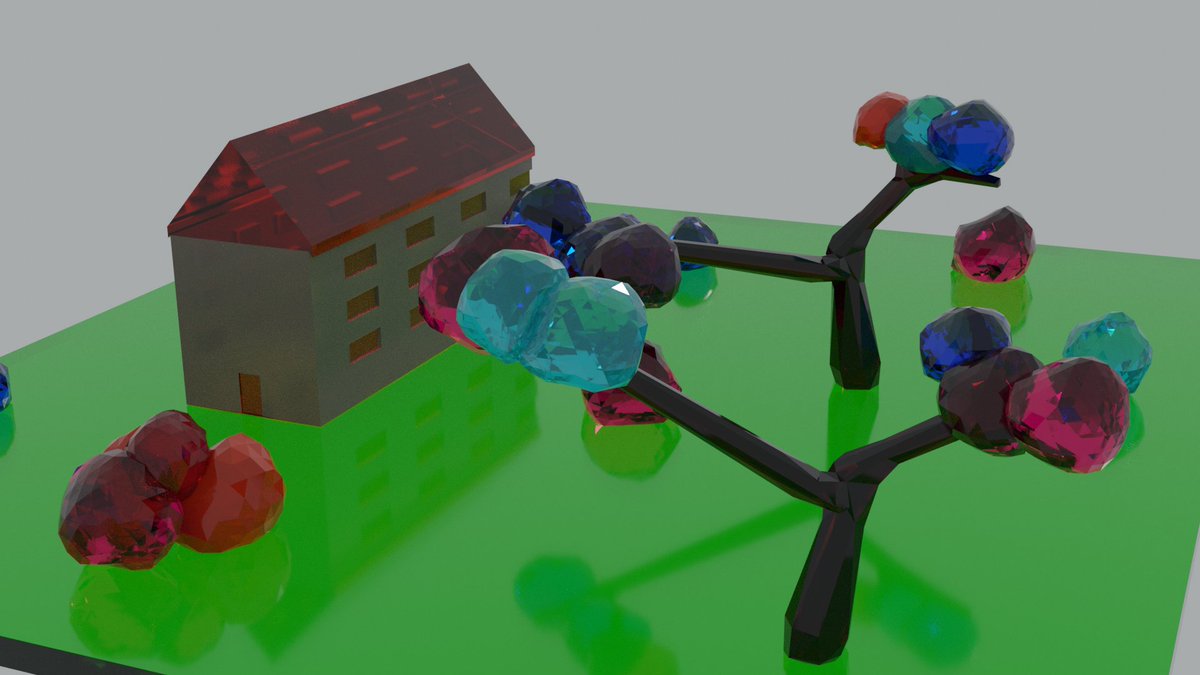 ambra_cat's tweet photo. Jelly garden✨✨

🍭🍬

#blackcatdraws #blender #blender3d #blender3Dart #modelling #3dmodelling #3dartist #3D #3Dart #art #digitalart #digitalartist #lowpoly #lowpolystyle #lowpolyart #jelly #jellyeffect https://t.co/iYm8qp2Z1V