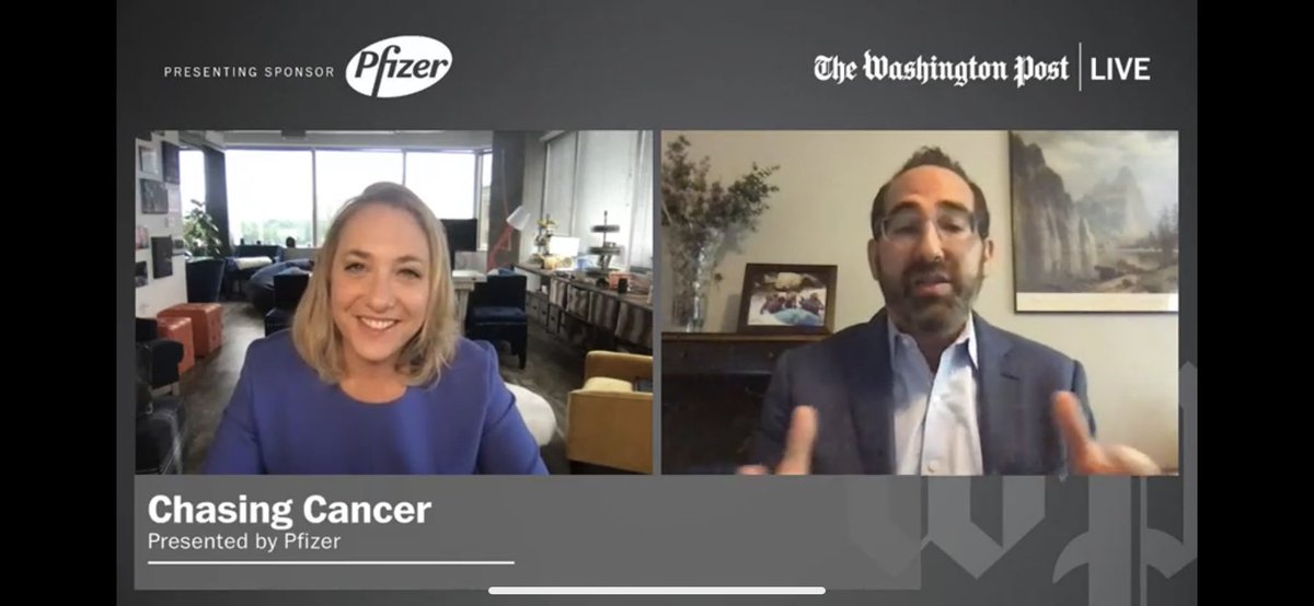 JerRScott's tweet photo. Andy Schmeltz with @pfizer Oncology talks about the need to make therapies for accessible and affordable for #cancer patients. One such way would be for Congress to pass the Cancer Drug Parity Act, especially now during the #COVID19 pandemic. @postlive #ChasingCancer https://t.co/1qSrt2bfDw