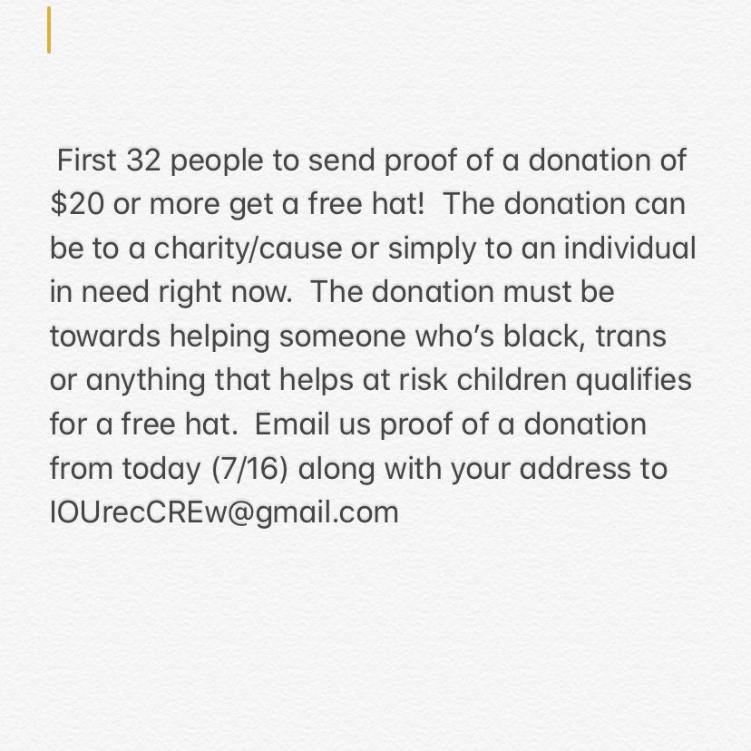 Last time we’re making these hats, help someone in need and get one for free!