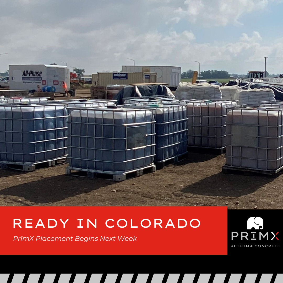 primxcomposite's tweet photo. All Phase Concrete Construction, Inc. has their PrīmX proprietary admixtures and steel fibers ready for placement to begin on a 160K sf facility in Colorado. PrīmX's North American support team will be on-site to assist, with real-time monitoring by the in-house engineering team. https://t.co/XxphvlkqAk