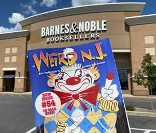 weirdnj's tweet photo. We’re pleased to report that after several months of being closed, most stores that carry #WeirdNJ have reopened and are fully stocked, including ALL Barnes &amp; Noble stores in NJ, and some in NY and PA! Here’s a full list of ALL stores that carry us: https://t.co/diCEOsCOjr https://t.co/F4wsOxFdNU