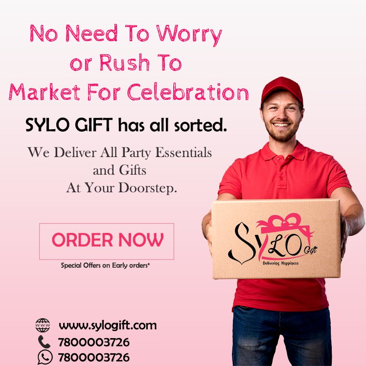 GiftSylo's tweet photo. We are delivering all gifts , cakes and celebration goods to your doorstep.
No worries for any kind of celebration.
.
#follow #sylogift #celebrating #life #lockdown #memories #surprise #delivery #lucknow #uttarpradesh #india #quarantine https://t.co/Q01B55X1Ur