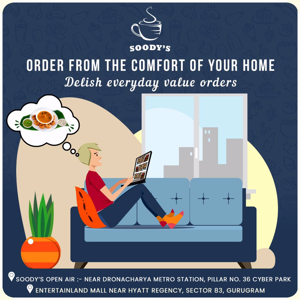 SoodysOfficial's tweet photo. Your favourite coffee place is now Open! Enjoy delish food and filter coffee from the comfort of your home!!🙏🏻☕️
Place your orders now on Zomato or Magicpin or you can order directly on 📞 +91 74283 26733
#gurgaon #gurugram #gurgaondiaries #homedelivery #zomato #magicpin #sodelhi https://t.co/iF8ZuXEkg7