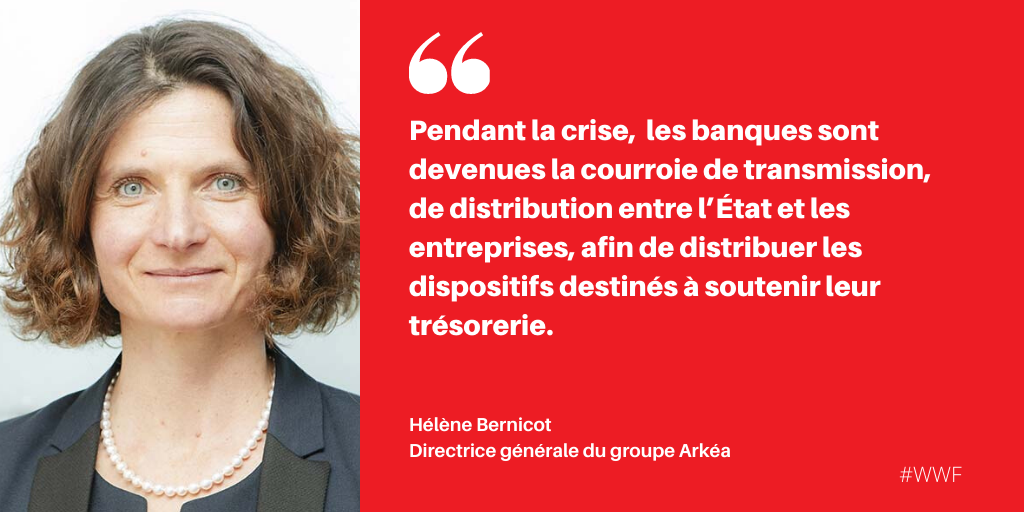#WestWebFestival Arkéa a accordé plus de de 10 000 PGE pour un encours de l'ordre de 1,8 Md€ et plus de 56 000 reports d'échéances.