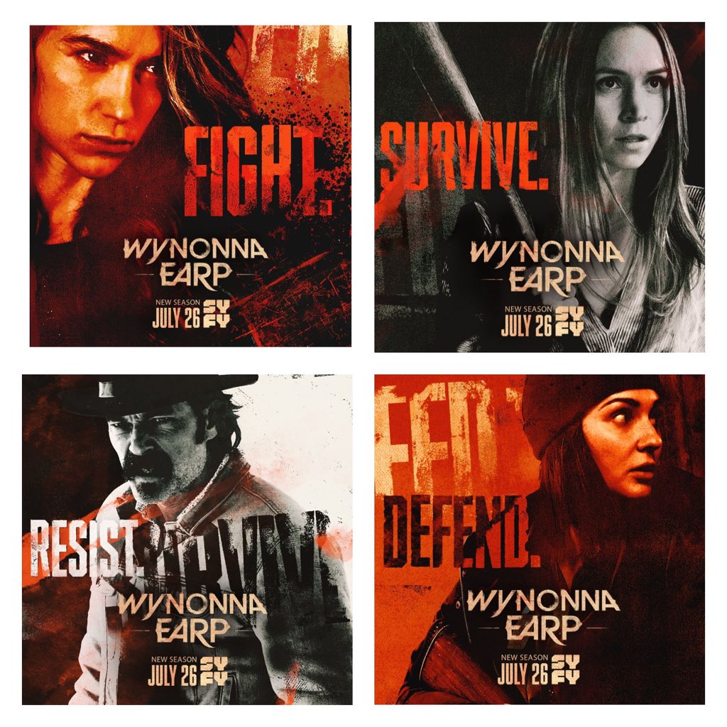 Got the chance to watch the  #WynonnaEarp   season 4 premier & here are some thoughts.... I got goosebumps and almost cried when I heard “previously on Wynonna Earp.” Not gonna lie...we fought VERY hard for those words...so there were a LOT of feelings.