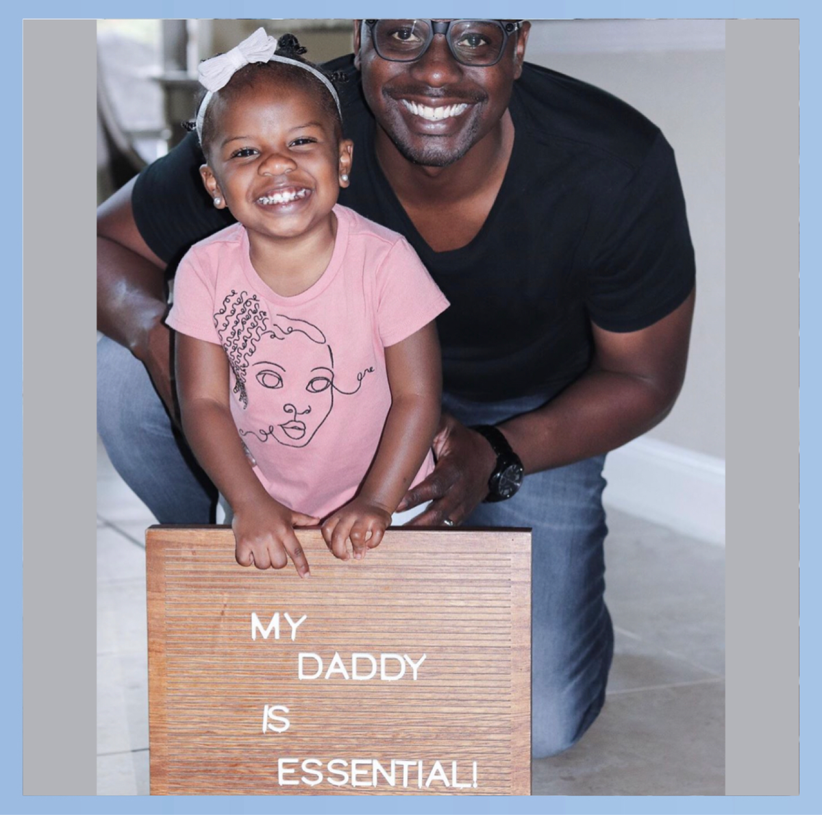 SuaveBeauty's tweet photo. “It has been hard, but he inspires me to keep serving.” @kaewhitaker Tag @Suave to share your story or send a message of gratitude for an essential worker in your life using #EssentialsForEssentials. https://t.co/x9HxPsWi9e