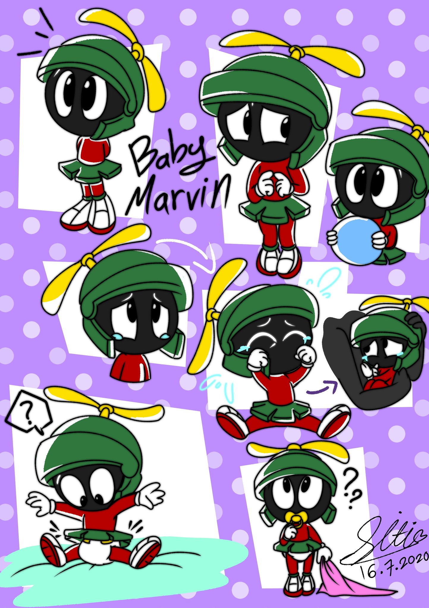 Baby Looney Tunes Marvin The Martian