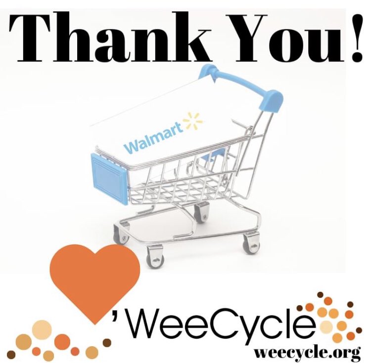 We are excited to announce that WeeCycle received a grant from <a href="/GivingWalmart/">WalmartGiving</a> that will help us to continue to provide essential baby gear and supplies to Colorado infants and toddlers!  #bettertogether #walmartgiving #walmart