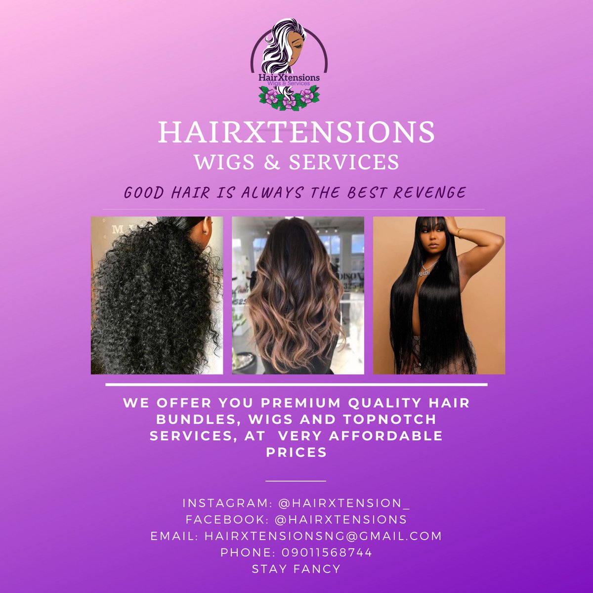 Hello guys, many of you already know about my hair brand but for a few of you that haven’t heard about it, this is hairXtensions; a brand that is here to satisfy all your hair needs as a lady. Please follow me on Instagram instagram.com/p/CCsvXVCl_sx/… Get familiar with the brand