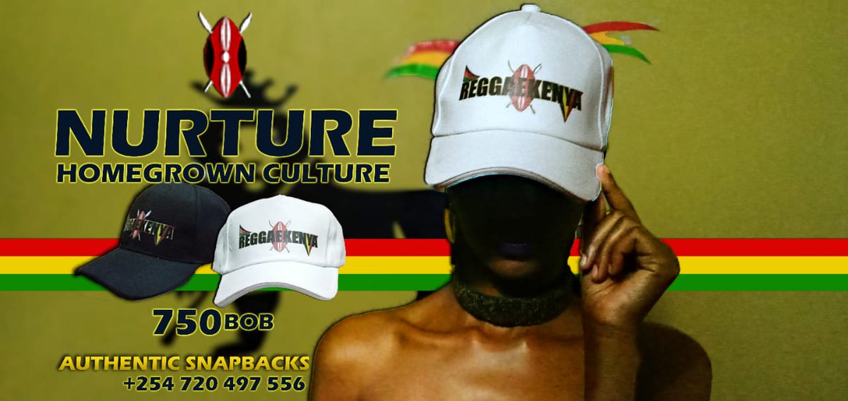 reggaekenyamag1's tweet photo. NURTURE HOMEGROWN CULTURE !!
ReggaeKenya authentic snapbacks now available @750bob only!!
*Countrywide delivery
*All colours available
*Available for bulk purchase
WhatsApp your order - 0720497556
#ReggaeKenya #reggaemadeinKenya #reggaemerchandise #caps #customisedcaps https://t.co/P35l94erjX
