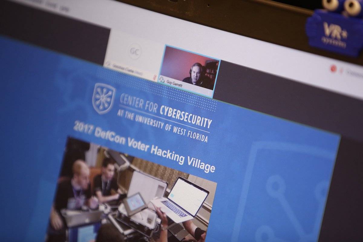UWFCyberAI's tweet photo. Proud to partner with the @escambiavotes office to help their team prepare for the cybersecurity challenges they will face during the upcoming election. #CyberForAll #CyberCoast #CyberAware https://t.co/1Sd4JpE1zr https://t.co/Av5wR5AP8x https://t.co/5d2GEbHRz9