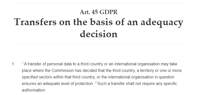 After  #SchremsI  @EU_Commission had negotiated the  #PrivacyShield ( https://www.privacyshield.gov ) to address the gaps in US law that Luxembourg had identified. On this basis, the Commission decided that the US provided an adequate level of data protection:  https://eur-lex.europa.eu/legal-content/EN/TXT/PDF/?uri=CELEX:32016D1250&from=EN 8/