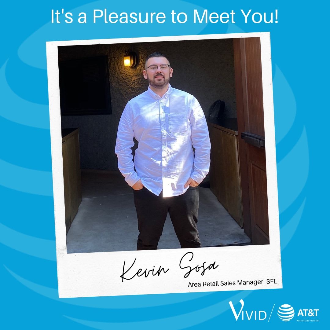 ATT_DelrayBeach's tweet photo. Kevin is a telecommunications expert with extensive experience in retail management and sales. 10+ years in the industry with a proven track record of success.  A 2x AT&amp;T Summit winner, we are excited to welcome Kevin. #Vivid#ATTAR#ATT#Telecomm#Managers#employeespotlight https://t.co/BHIUldEEeM