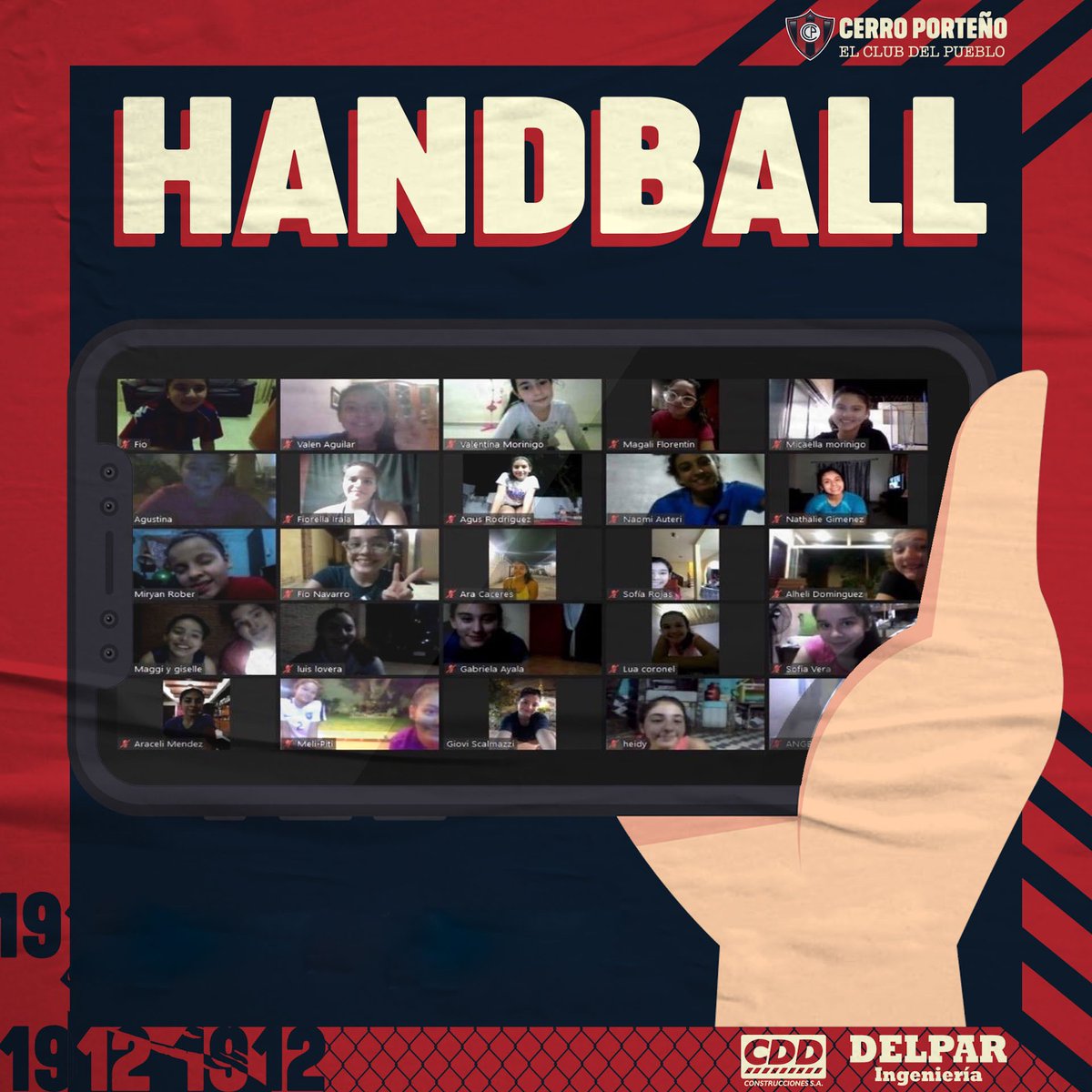 CCP1912oficial's tweet photo. #HandballCCP | Las Multicampeonas Azulgranas siguen con los entrenamientos para llegar de manera óptima al reinicio de las competencias 🤾♀️
¡A seguir con todo, guerreras! 💪
#SomosPueblo 🔵🔴 https://t.co/otwv3rSbU9