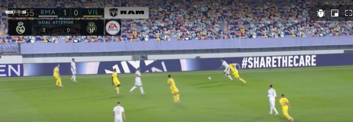 La Liga is back with 7 games going in parallel all across Bein Sports! They all have these Southpark-like virtual audiences. I think I see Cartman in there..