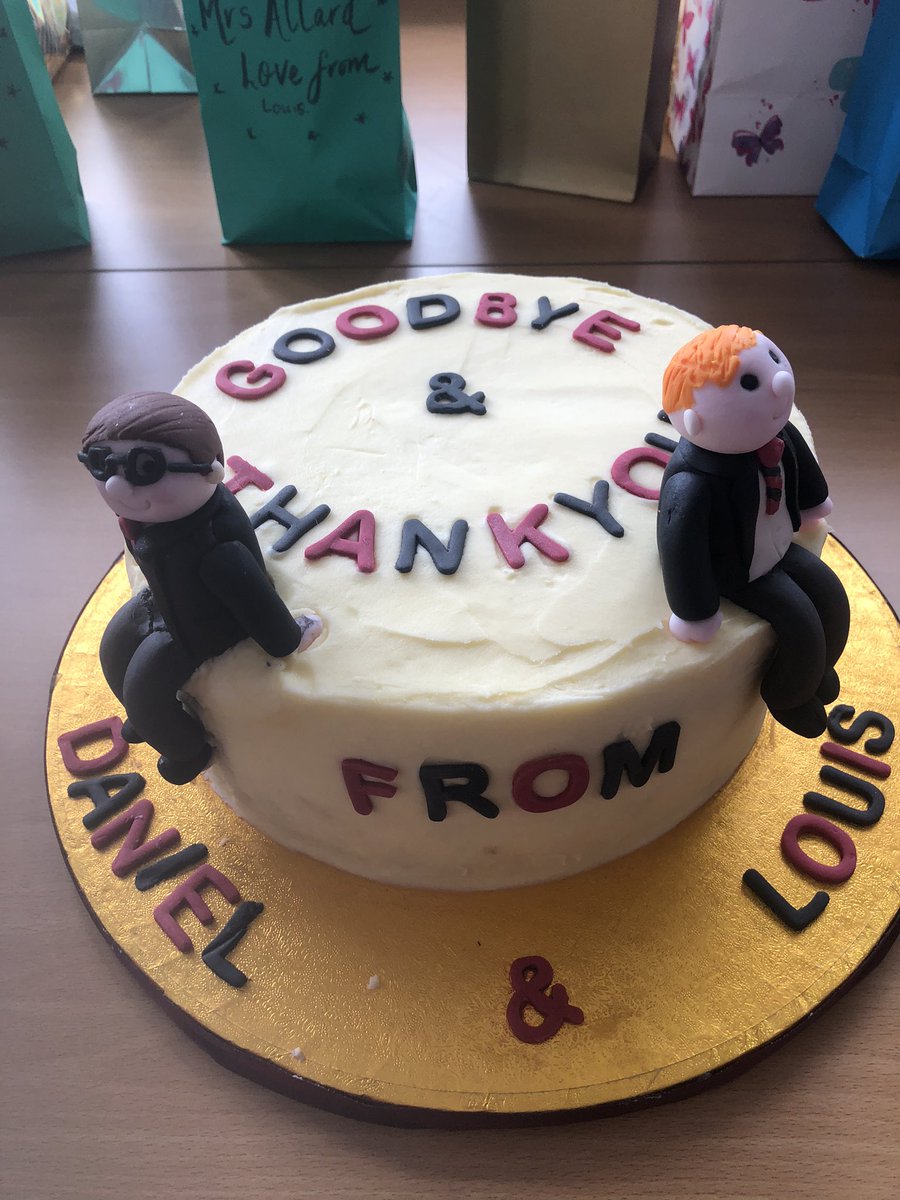 BrookfieldLear1's tweet photo. A very emotional day in a Learning Support as we said goodbye to our Y11 students. L&amp;D will be hugely missed but we are bursting with pride at the fabulous young men they have become. 
Good luck lads at college 
Ps what an utterly scrummy cake! 
#LS #proud #VCchiefpartyorganiser https://t.co/heuSi62YC3