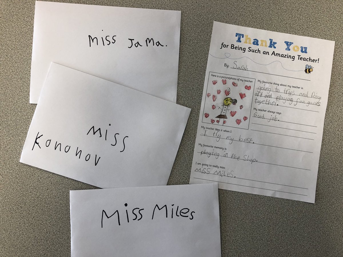 MBrookprimary's tweet photo. Year 1 🌈 bubble created rainbow names to describe themselves and wrote thank you letters to their teachers #EndOfTerm #ThankfulThursday #Reflection #Memories #STARSvalues #MBrook https://t.co/JL52FYdXnz