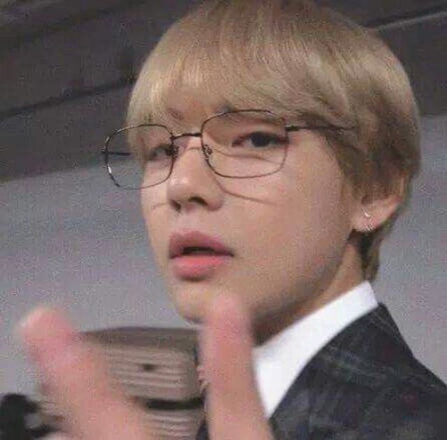 taehyung with glasses..... sir