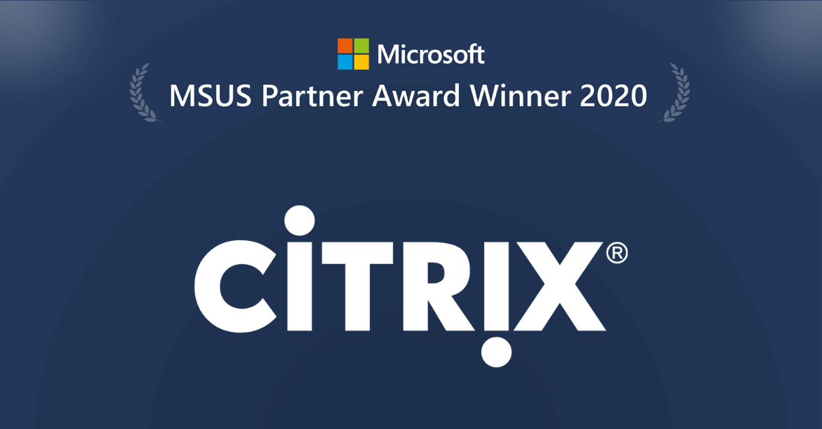 Citrix has been announced as the 2020 MSUS Partner Award Winner Other - Alliance Global ISV at #MSInspire! Congratulations to everyone who works behind the scenes to make <a href="/citrix/">Citrix</a> shine. It’s an exciting time - big things are happening! #CirtrixProud bit.ly/30alkb2
