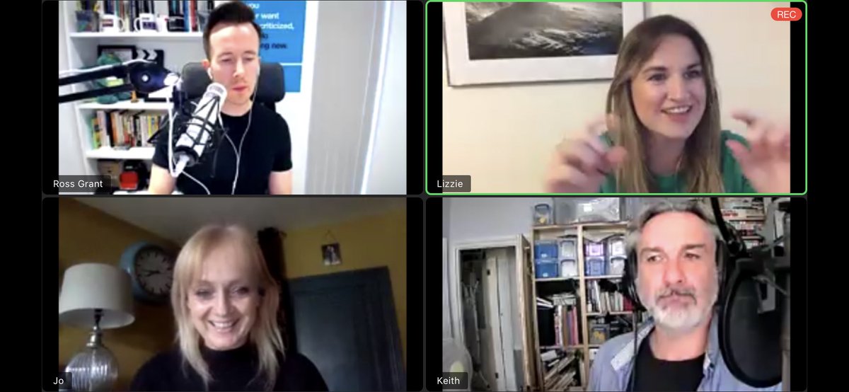 Thanks to <a href="/rossagrant/">Ross Grant</a> and <a href="/ActOnThisTV/">Act On This - The TV Actors’ Network</a> for a wonderful webinar with <a href="/roddyruiz/">Joanna Ruiz</a>, <a href="/LizzieWaterwor1/">Lizzie Waterworth</a> and Keith Wickham on voice acting! Very insightful and fun evening! (And Happy Birthday Lizzie!!) Thanks so much guys! #ActOnThis #Acting #VoiceActing