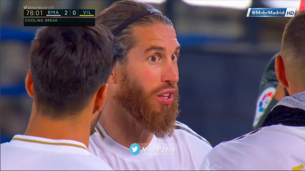 Dee3li's tweet photo. I bet Ramos was telling benz if only he didn’t fuck that up it was going to be historical uno. 😂 https://t.co/iVG88aT96k