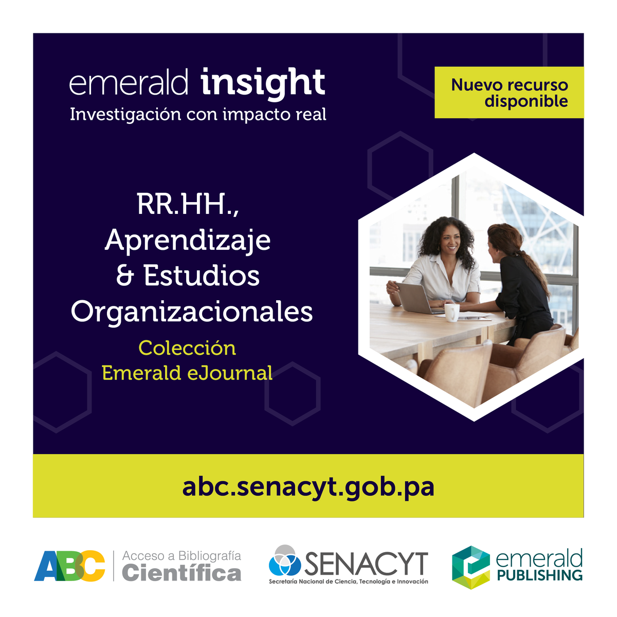senacyt's tweet photo. Conoce el nuevo recurso disponible en la @plataformaabc de Emerald eJournals
Cobertura temática: RR.HH., Aprendizaje y Estudios Organizacionales.
Acceda: https://t.co/yVx4RxDYDV
#PlataformaABC #SENACYT @emeraldlatinamerica #EmeraldInsight #EmeraldPublishing https://t.co/JxV4n44UVF